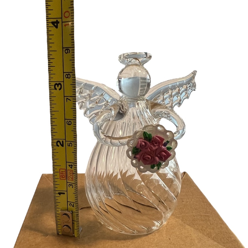 Current Wedding Glass Angel Ornament - Picture 6 of 9